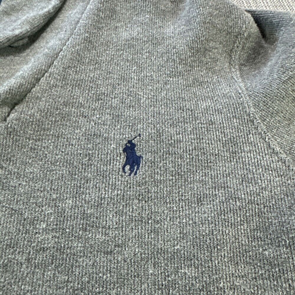Vintage Polo Ralph Lauren Sweater Mens Medium Pullover Shawl Collared Gorp Pony - Picture 3 of 8